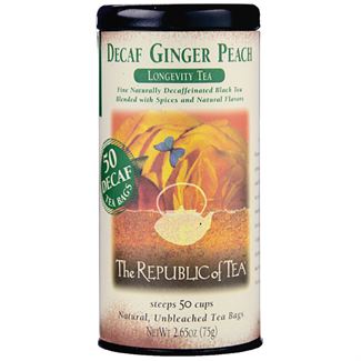 Republic of Tea Decaf Ginger Peach