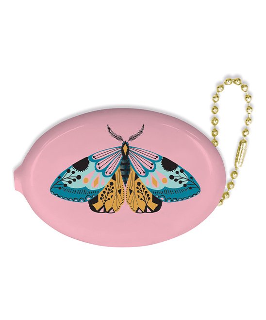 Studio Oh Floral Moth Retro Coin Purse