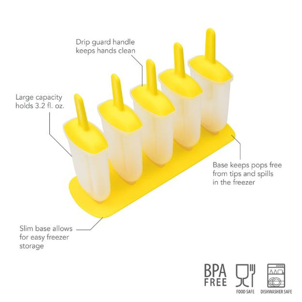 Tovolo Classic Pop Molds 5pc