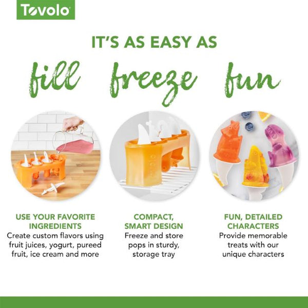 Tovolo Dino Pop Molds 4pc