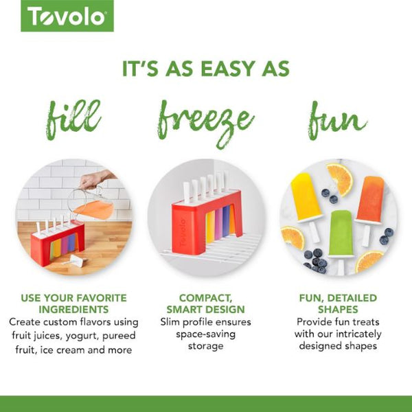 Tovolo Modern Ice Pop Molds 6pc