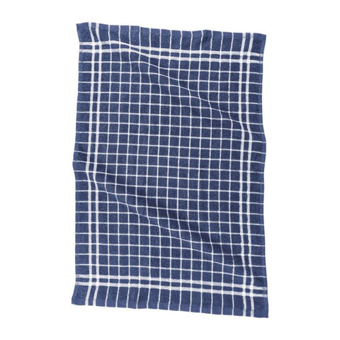 HIC Mrs. Anderson's Baking Blue Cotton Terry Kitchen Towel