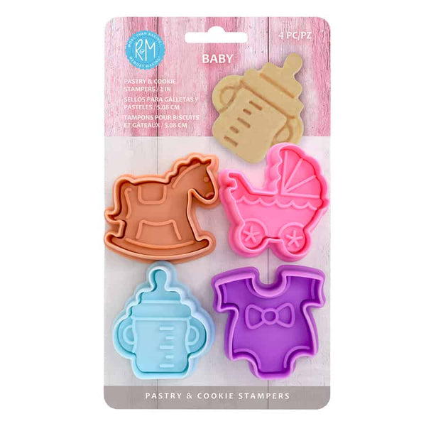 R&M Baby Pastry & Cookie Stampers Set /4