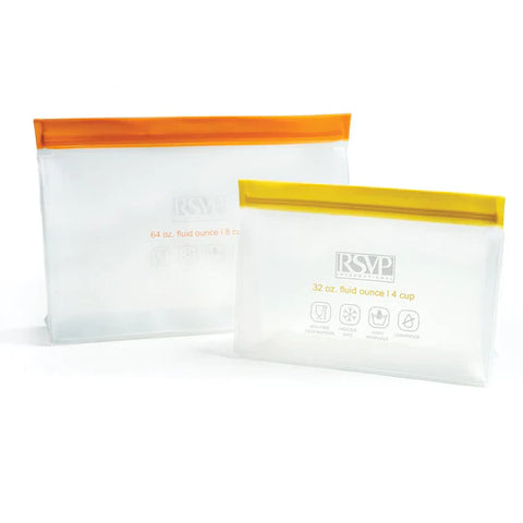 RSVP Eco Stand-N-Seal Bag set of 2