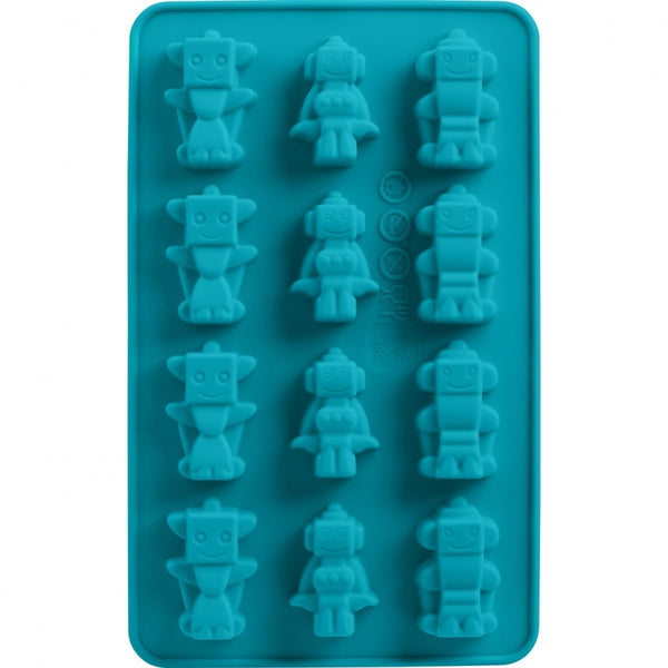 Trudeau Robot Chocolate Molds Set of 2