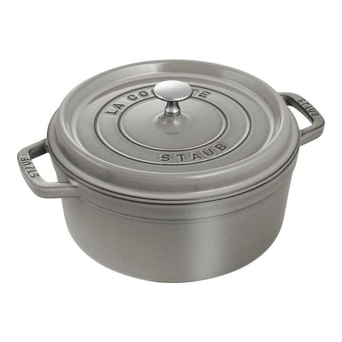 Staub 4 Qt. Grey Dutch Oven (In Store Pickup Only)