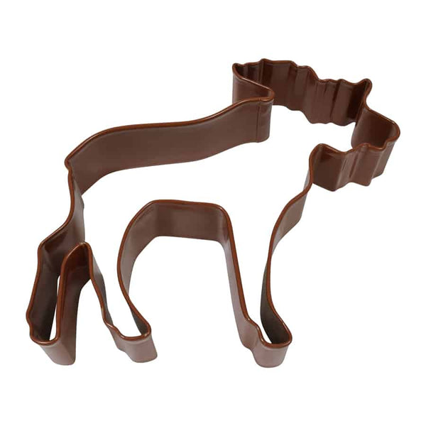 Moose Cookie Cutter (Brown, 4″)
