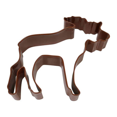 Moose Cookie Cutter (Brown, 4″)