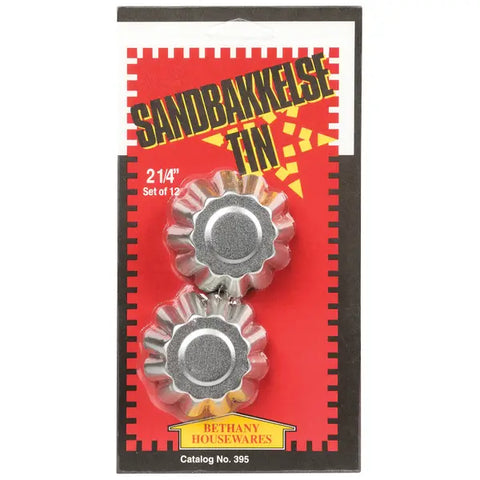 Bethany Housewares Sandbakkelse Tins 12pk
