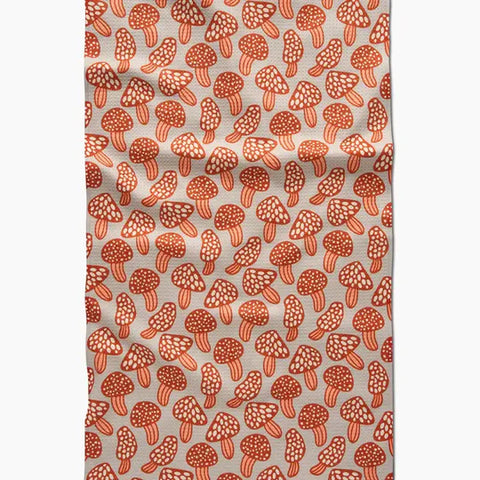 Geometry Many Mushrooms Towel