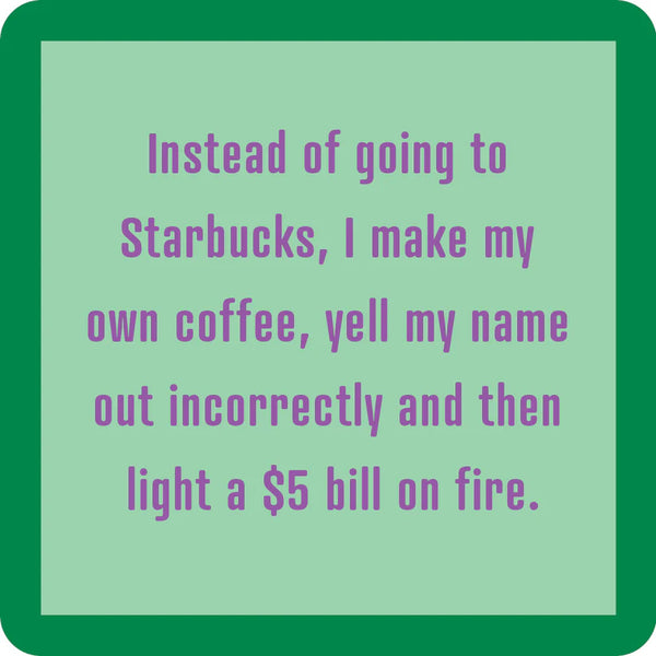 DOM Starbucks Coaster