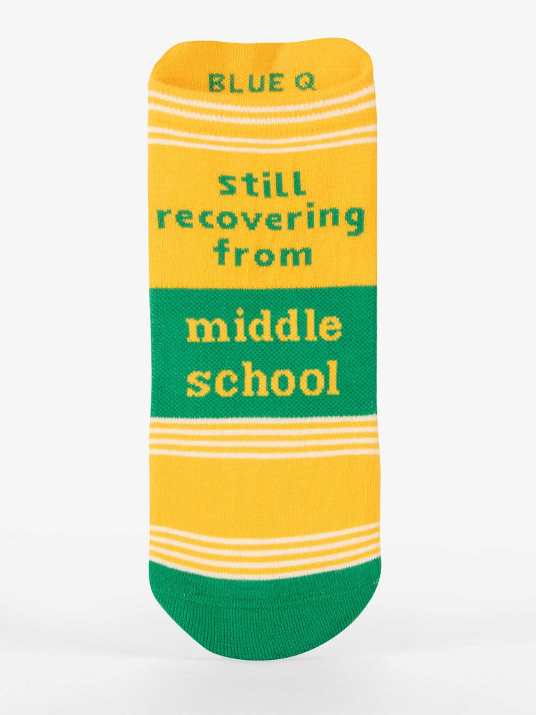 Blue Q Middle School Sneaker Socks