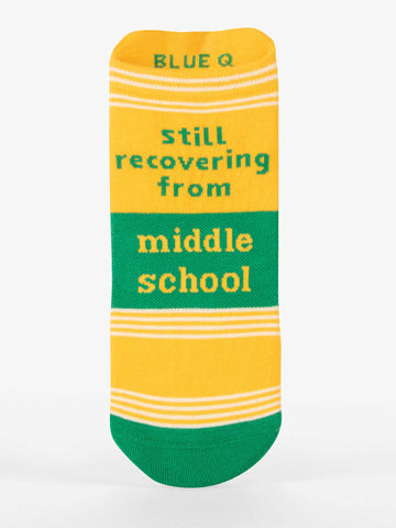 Blue Q Middle School Sneaker Socks