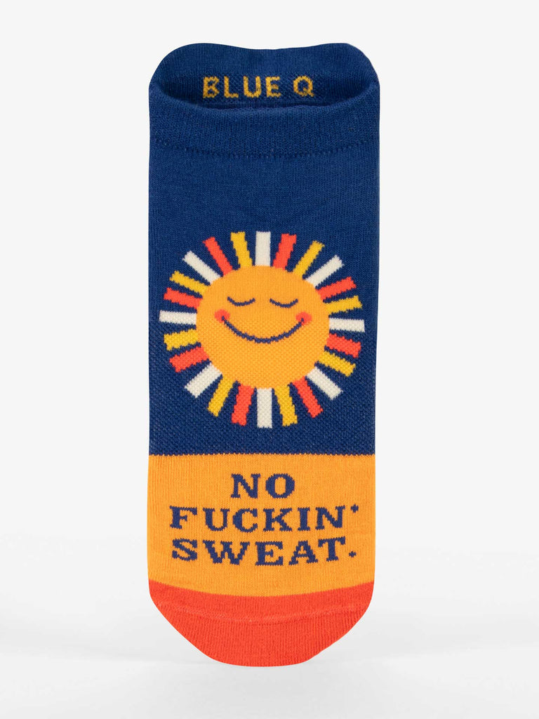 Blue Q Sneaker Socks No Fuckin' Sweat