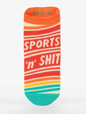 Blue Q Sports N Shit Sneaker Socks