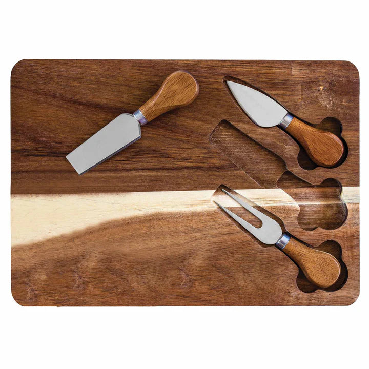 Totally Bamboo Acacia Cheese Serving Set