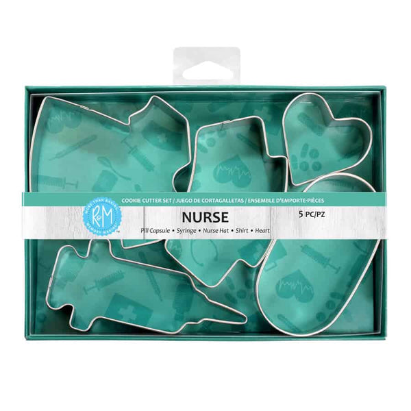 R&M Nurse Cookie Cutters 5 PC Set