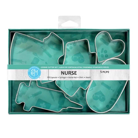 R&M Nurse Cookie Cutters 5 PC Set