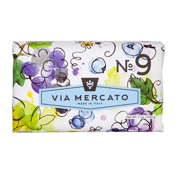 ES Via Mercato Grape, Black Currant & Musk Soap