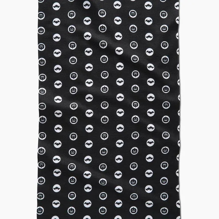 Geometry Spooky Silhouettes Tea Towel