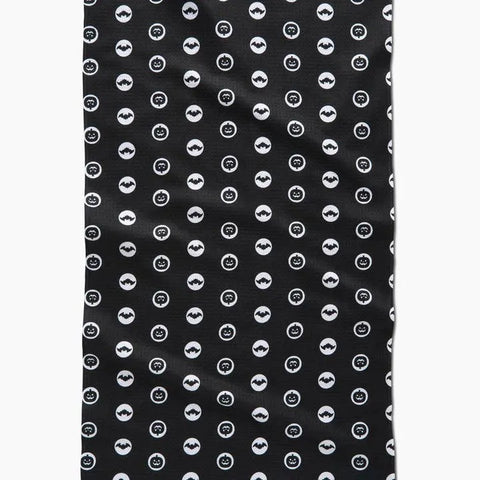 Geometry Spooky Silhouettes Tea Towel