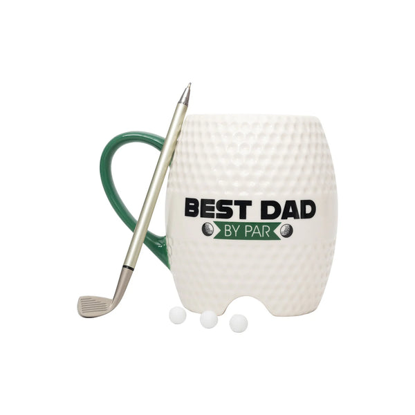 Mad Man Golf Mug-Best Dad