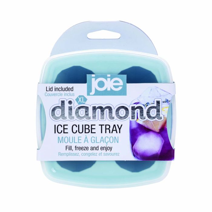 Joie Ice Cube Tray with Lid, Diamonds Design