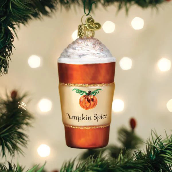 Old World Christmas Pumpkin Spice Latte Ornament