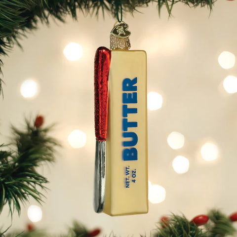 Old World Christmas Stick Of Butter Ornament