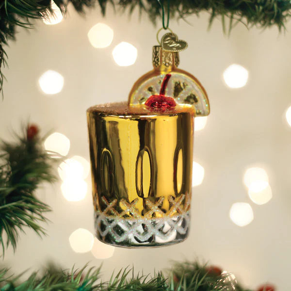 Old World Christmas Whiskey Sour Ornament