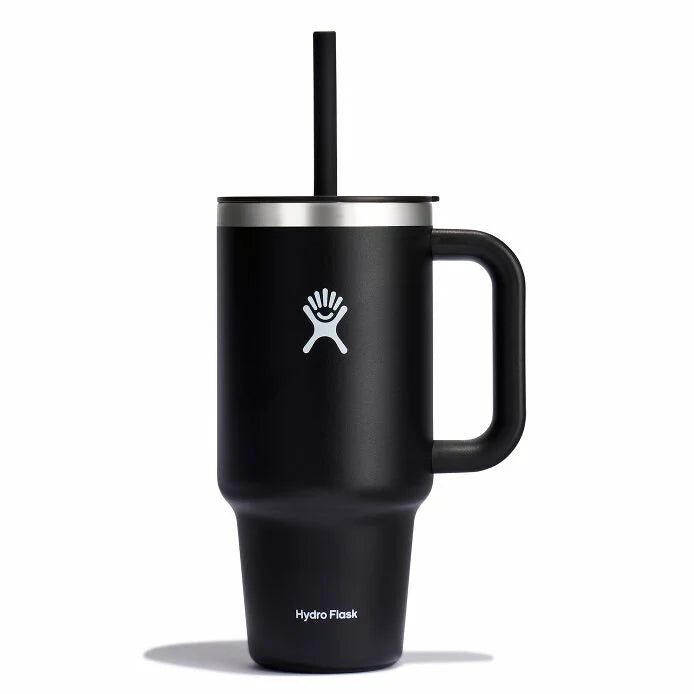 Hydroflask 32oz Black Travel Tumbler