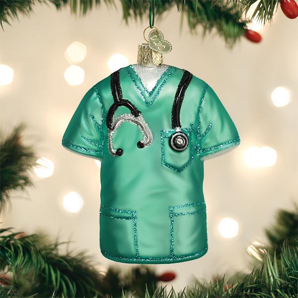 Old World Christmas Scrubs