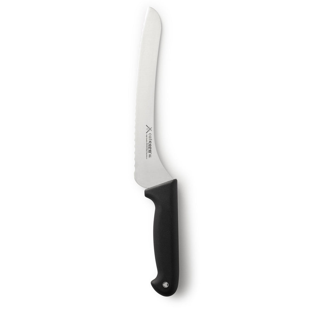HIC Cat Cora Soft-Grip Handle Offset Bread Knife, 9in