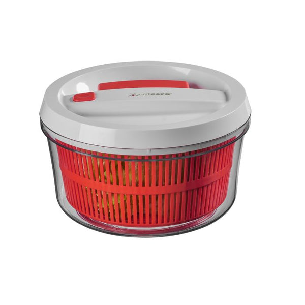 HIC Cat Cora QuickSpin One-Handed Salad Spinner