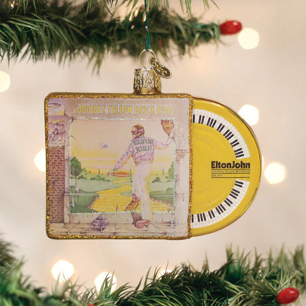 Old World Christmas Goodbye Yellow Brick Road Album Ornament