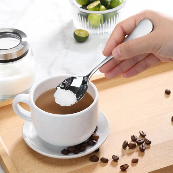 Cangshan RAIN Series Sugar Spoon, Stainless Steel, Matte Finish Handle