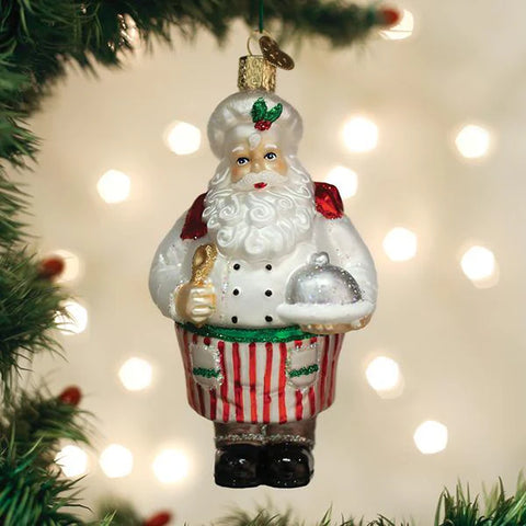 Old World Christmas Chef Santa