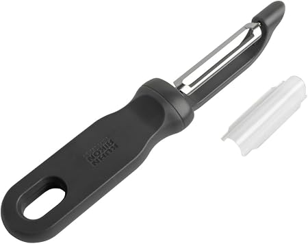 Kuhn Rikon Classic Swivel Peeler, Vegetable Peeler with Straight Stainless Steel Blade