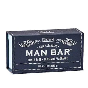 Man Bar Silver Sage and Bergamot Soap