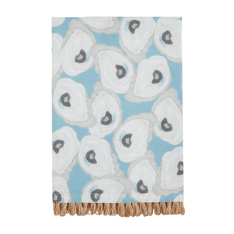 Mudpie Blue Repeat Oyster Towel