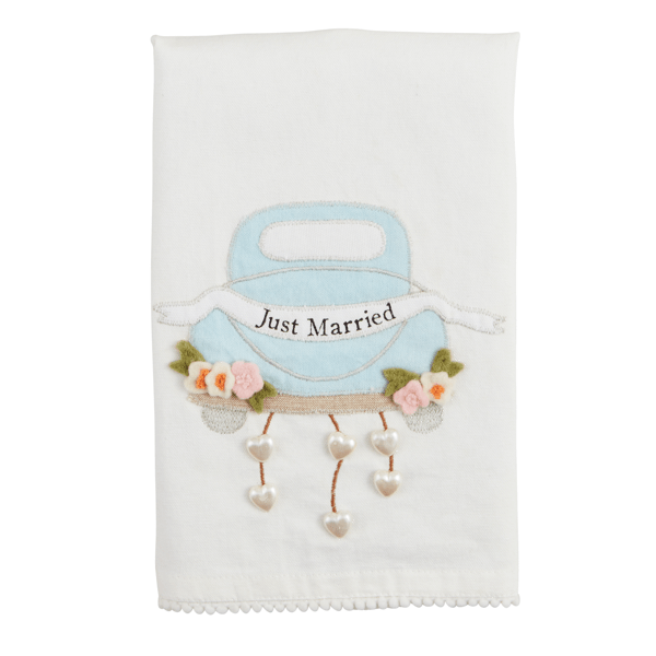 Mudpie Just Married Tea Towel