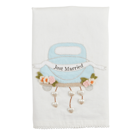 Mudpie Just Married Tea Towel