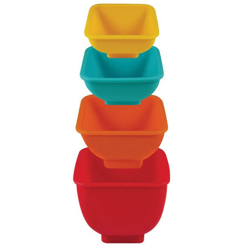 HIC Mrs. Anderson's Baking Silicone Flex and Pour Measuring Cups, Set of 4