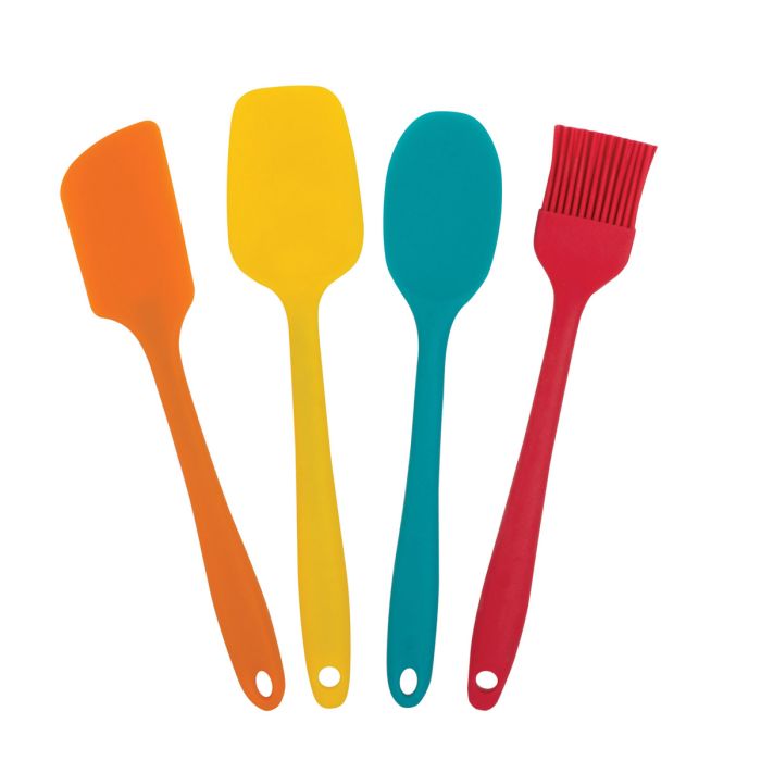 HIC Mrs. Anderson's Baking Mini Silicone Tool, Set of 4