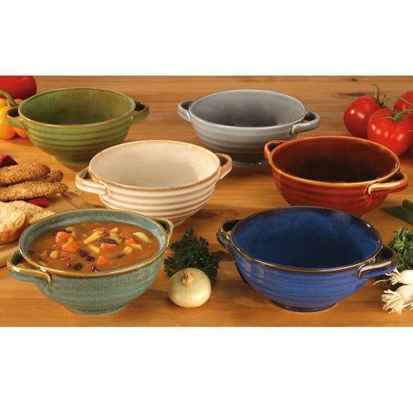 Certified International Reactive Glaze Soup Crocks Assorted Colors and Sold Individually