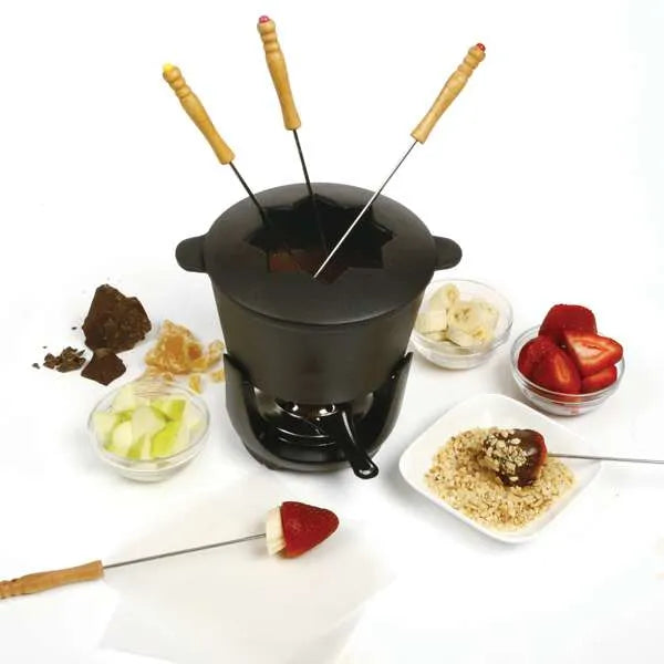 Norpro Cast Iron Fondue Set