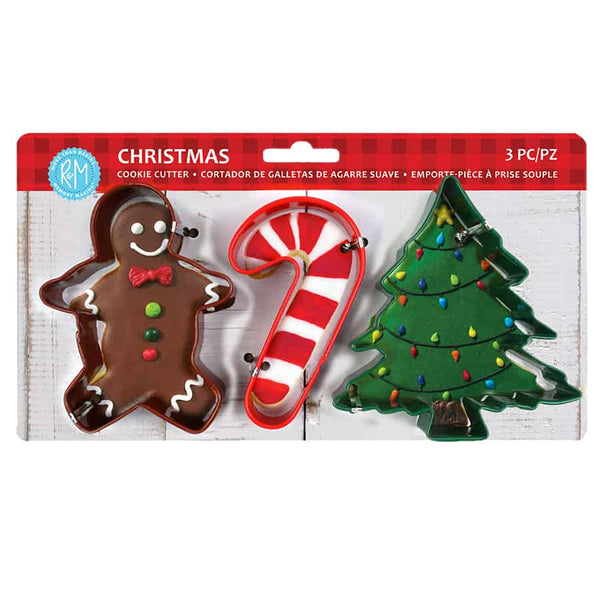 R&M Christmas 3 PC Cookie Cutter Set