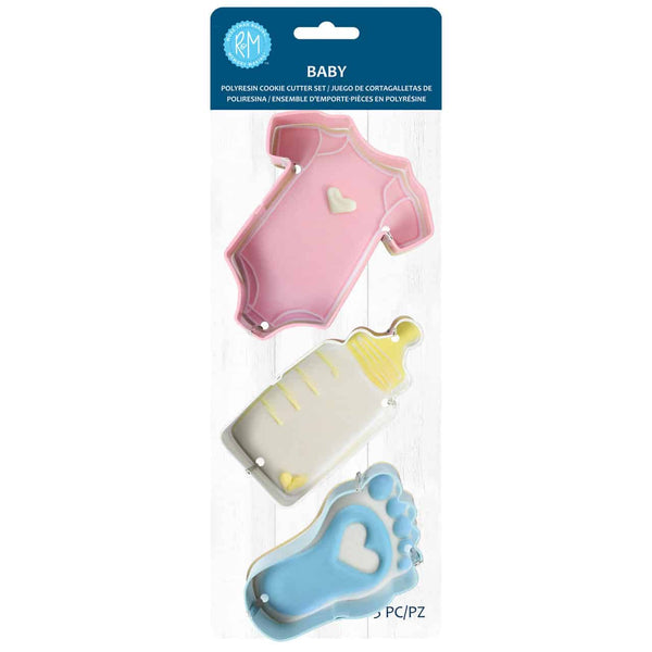 R&M Baby Cookie Cutter 3 PC Set