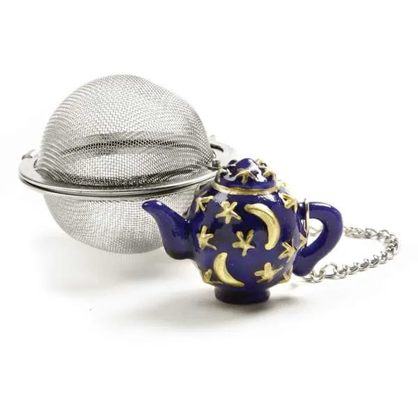 Norpro Stainless Steel Mesh Teaball with Teapot Charm