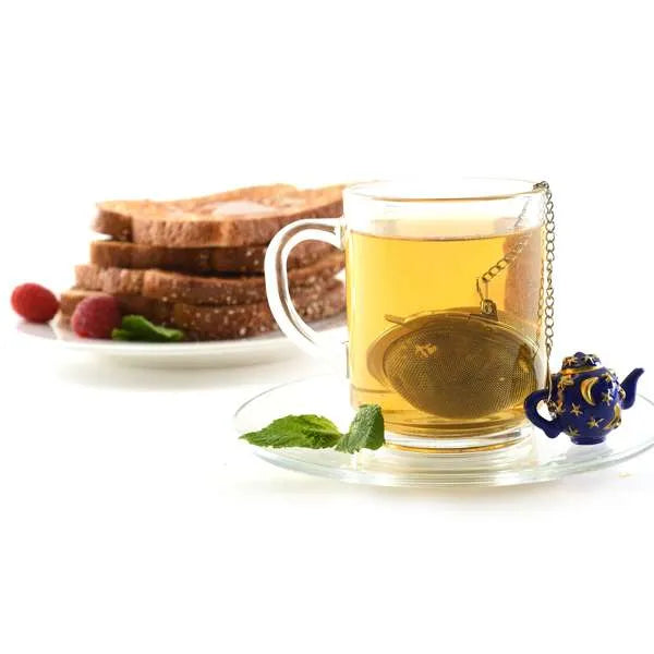 Norpro Stainless Steel Mesh Teaball with Teapot Charm